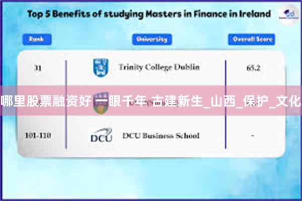 哪里股票融资好 一眼千年 古建新生_山西_保护_文化
